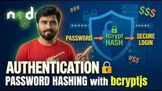 Thumbnail: 13- Authentication in Node.js | Login / Signup with bcryptjs Password Hashing & MongoDB