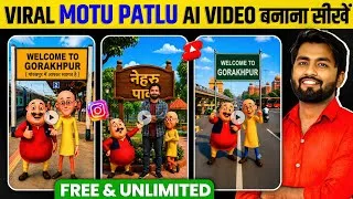 Thumbnail: Instagram Viral Motu Patlu Wali Ai Video Kaise Banaye | Trending motu patlu ai video kaise banaen