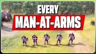 Thumbnail: this is every MAN-AT-ARMS in Age of Empires 4.