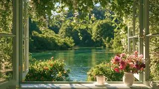 Thumbnail: Spring River Garden Window 📖 Soothing Stream Water & Gentle Birdsong for Deep Focus