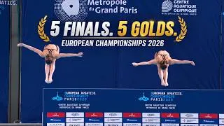 Thumbnail: Women’s 3m Synchronised Springboard Final | European Championships 2026 | Historic Gold