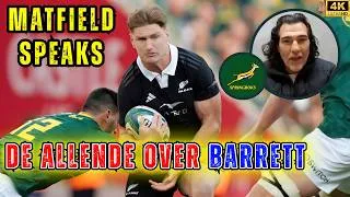 Thumbnail: Springboks Legend Backs Damian de Allende Over Jordie Barrett Before Rivalry Series  #RugbyNews