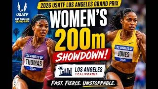 Thumbnail: INSANE Women's 200m Showdown at the 2026 USATF LA Grand Prix! 🇺🇸⚡ 😱