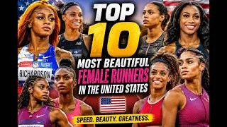 Thumbnail: Top 10 Most Beautiful Female Runners in the USA 🇺🇸✨ Speed, Beauty & Stardom! 🔥