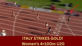 Thumbnail: Women’s 4×100m Final Tampere 2025 | 🔥 Italy’s 15-Year-Old Phenom DESTROYS the Field!