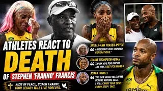 Thumbnail: Elaine Thompson-Herah Asafa Powell Shelly Ann Fraser Pryce React To Death Of Stephen 'Frano' Francis