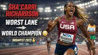 Thumbnail: Sha’Carri Richardson’s WORST LANE Run | How She Became World Champion, Budapest 2023
