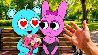 Thumbnail: Sky Fell in Love with Pinki 😍😍😍 Sprunki Love Mod (Sprunki in Real Life)