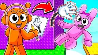 Thumbnail: Oren DRAWS to PRANK PINKI in Roblox Troll Tower!
