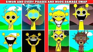 Thumbnail: Sprunki Simon And Every Famous Mods Damage Swap!
