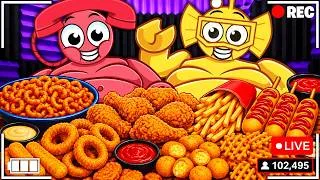 Thumbnail: Roblox STREAM a MUKBANG