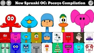 Thumbnail: New Sprunki OC All Save Pocoyo Compilation: Pocoyo, Pato, Fred, Elly, Sleepy Bird