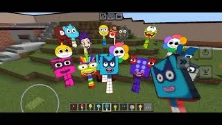 Thumbnail: Sprunki OC Fifteen Numberblocks MOD added to Minecraft