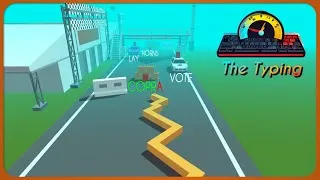 Thumbnail: Dancing Line, but it's a Typing Game