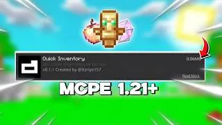 Thumbnail: Auto Totem Mod For MCPE 1.21+ || New Auto Totem Addon For MCPE!