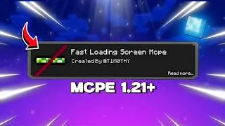 Thumbnail: 🚀Fast Loading Screen For MCPE 1.21+ || MCPE Slow Loading Problem blem Solved !