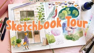 Thumbnail: Abandoned Watercolor Journal Is Done! 🖌️  Furry and Nature Art Sketchbook Tour