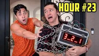 Thumbnail: HANDCUFFED To An EXPLODING Trap For 24 Hours (HELP ME!)