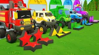 Thumbnail: Lots of songs for kids - Learning English Asterisk Cube Triangle learn shapes - Baby Nursery Rhymes