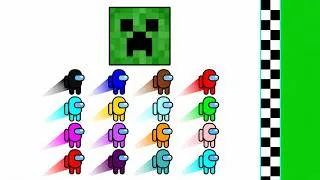 Thumbnail: Among Us vs Creeper Boss Battle | Epic Race Challenge!