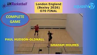 Thumbnail: London 2026 O70 FINAL: GRAHAM HOLMES v PAUL HUDSON-OLDNALL (Squash57)