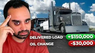 Thumbnail: Becoming a Millionaire Trucker is going to be harder than I thought