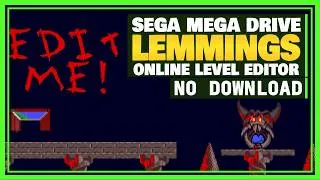 Thumbnail: I MADE AN ONLINE LEVEL EDITOR for SEGA MEGA DRIVE (GENESIS) LEMMINGS