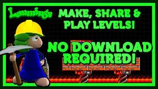 Thumbnail: I MADE a BETTER LEVEL EDITOR for SEGA MASTER SYSTEM LEMMINGS: NO DOWNLOAD NEEDED; MAKE, PLAY & SHARE