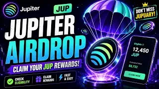 Thumbnail: Jupiter Airdrop (JUP) | Check Eligibility & Claim Rewards