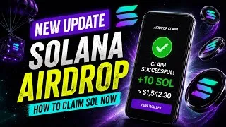 Thumbnail: NEW UPDATE SOLANA AIRDROP — How to Claim SOL Now