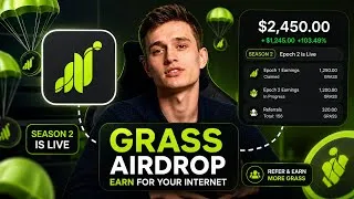 Thumbnail: Update NEWS: GRASS Airdrop Season 2 — How to Claim Now (Step-by-Step Guide)
