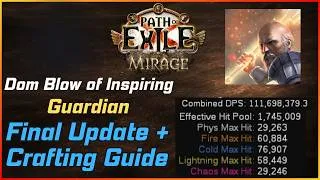 Thumbnail: [3.28] Dominating Blow of Inspiring Guardian | Update & Crafting Guide | Ubers & Juiced Farming