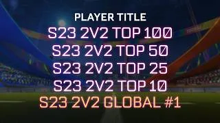 Thumbnail: ROCKET LEAGUE FINALLY ADDED TOP 100 TITLES... | INSANE 1500 POINT GAME?! | SUPERSONIC LEGEND 2V2