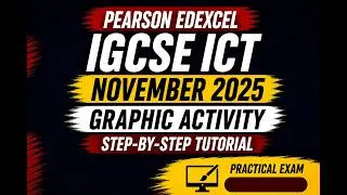 Thumbnail: Pearson Edexcel IGCSE ICT November 2025 – Graphics Activity