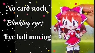 Thumbnail: ✨ DIY Moving Eye Puppet At Home! 🚫 No Cardstock Needed✨Blinking eyes👀Eye ball moving 💞 TUTORIAL