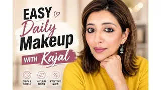 Thumbnail: Easy daily makeup with Kajal/Kohl. Product links in description. 