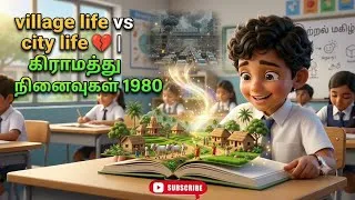 Thumbnail: ​village life vs city life 💔 | கிராமத்து நினைவுகள் 1980 | 2k kids Must Watch!
