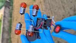 Thumbnail: Build Your Own Hazard Light Circuit ⚡ No IC Needed | Easy DIY Project