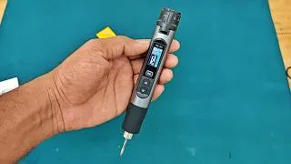 Thumbnail: FNIRSI® HS-03 Cordless Soldering Iron, 18650 Removable Battery, USB-C