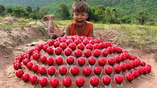 Thumbnail: Survival Skills: SMART idea and USEFUL with single mom in forest #bushcraft #camping #outdoors #idea