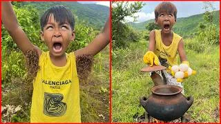 Thumbnail: Survival Skills: SMART idea and USEFUL with single mom in forest #bushcraft #camping #outdoors #idea