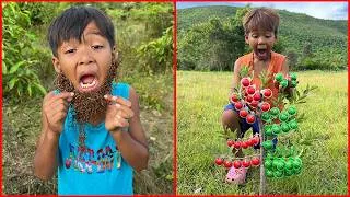Thumbnail: Survival Skills: SMART idea and USEFUL with single mom in forest #bushcraft #camping #outdoors #idea