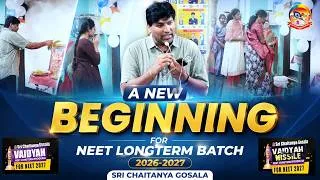 Thumbnail: A New Beginning for NEET LongTerm Batch 2026-2027 ( Sri Chaitanya Gosala ) | @srichaitanyagosala