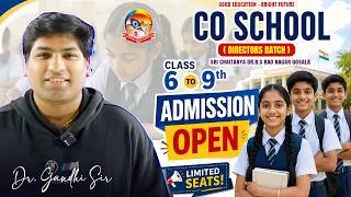 Thumbnail: CO School ( Directors Batch ) Admission Open | Limited Seats | @srichaitanyagosala