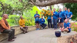 Thumbnail: Peace Run Team Sings Sri Chinmoy's "A New World of Peace" at Yogananda's SRF Encinitas