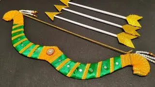 Thumbnail: Diy Shri Ram Dhanush 🏹/ Rama navami decoration ideas ✨/ Rama navami craft ideas 