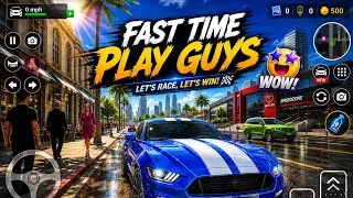 Thumbnail: FAST TIME ✦ PLAY GUYS 🏎️🔥 | Car Driving Simulator Games MGP215SecL