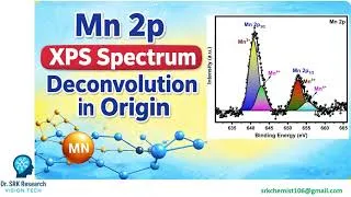 Thumbnail: Mn 2p XPS spectrum deconvolution using Origin software|#Tamil#