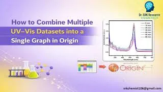 Thumbnail: How to Combine Multiple UV–Vis Datasets into a Single Graph in Origin|#Tamil#