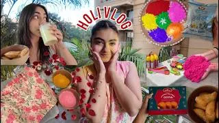 Thumbnail: Holi Vlog 🌸 Pre & Post Skincare to Prevent Color Damage